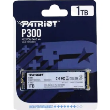 Ổ cứng SSD Patriot P300 1TB | PCIe Gen3 x4 NVMe, M.2 2280