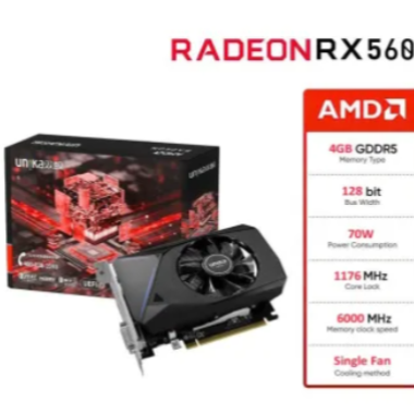 AMD Radeon RX 560 - 4GB GDDR5 UNIKA