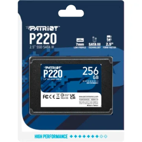Ổ cứng SSD Patriot P220 256GB | SATA III, 2.5