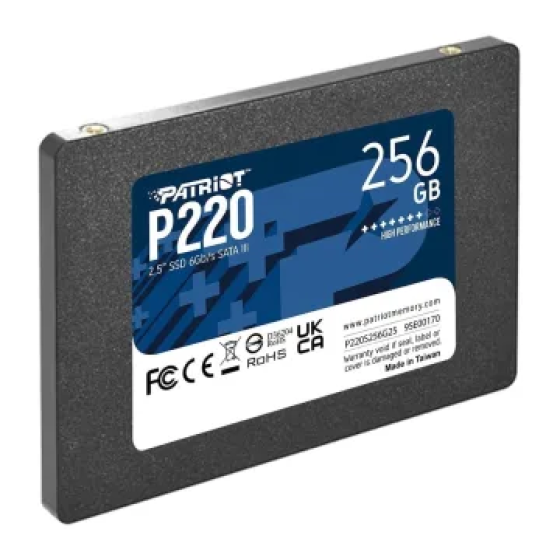 Ổ cứng SSD Patriot P220 256GB | SATA III, 2.5