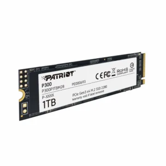 Ổ cứng SSD Patriot P300 1TB | PCIe Gen3 x4 NVMe, M.2 2280