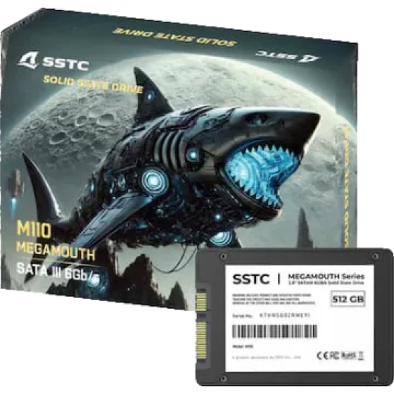 Ổ cứng SSD SSTC Megamouth 512GB Sata III