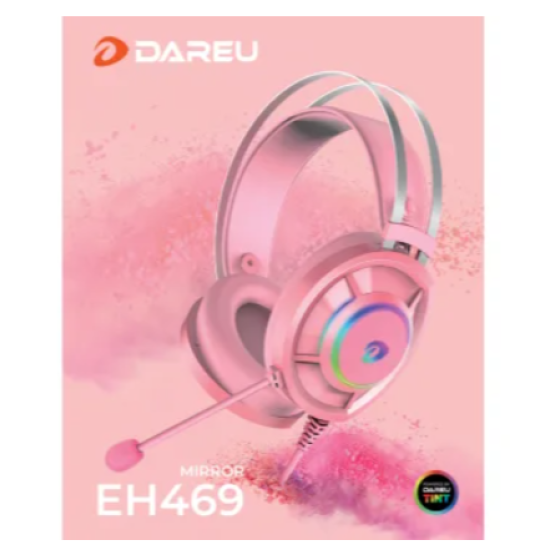 Tai nghe DAREU EH469 QUEEN RGB (Kèm CAT EARS) – Màu hồng