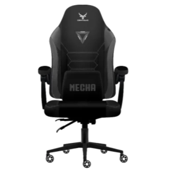 Ghế Gaming Centaur MECHA | Chân xoay kim loại, màu đen xám