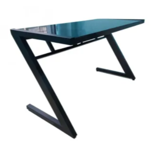 Bàn Game Z-Deck Black (Khung Kim Loại, Mặt Kính Cường Lực 8 mm)