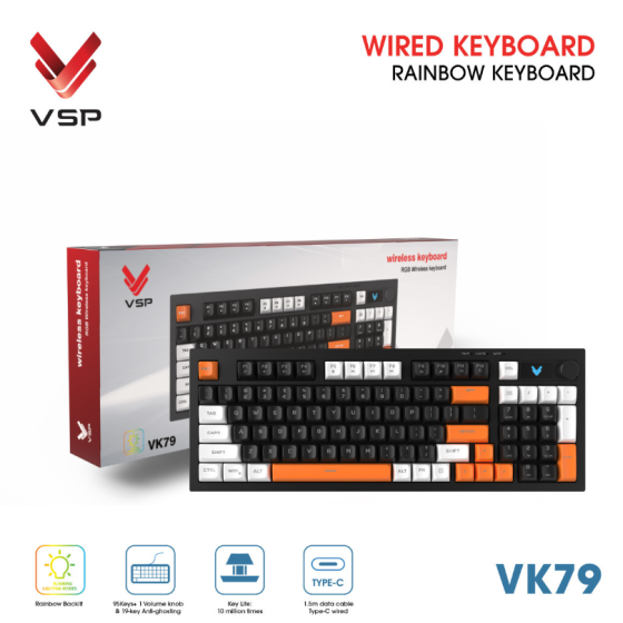 Bàn Phím Giả Cơ VSP VK79