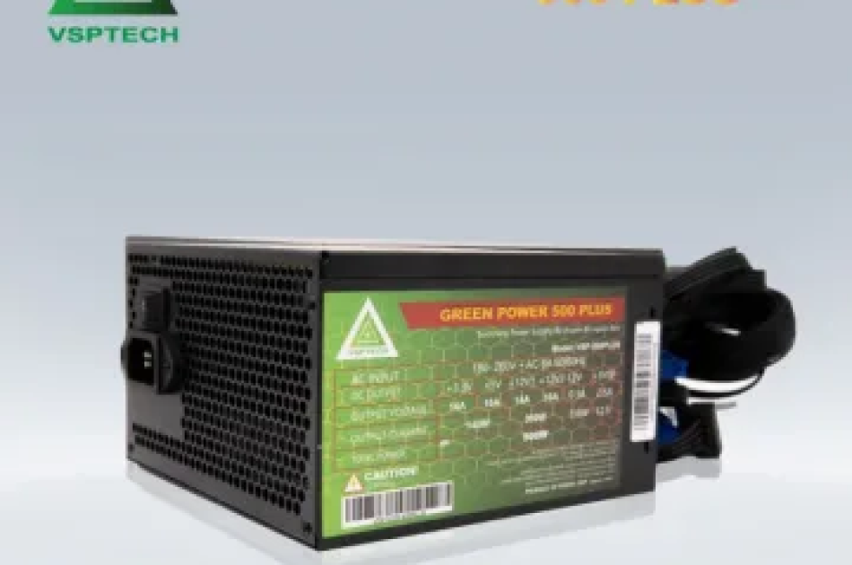 Nguồn VSPTECH Green Power 500 Plus 500W
