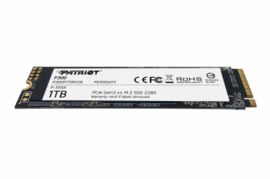 Ổ cứng SSD Patriot P300 1TB | PCIe Gen3 x4 NVMe, M.2 2280