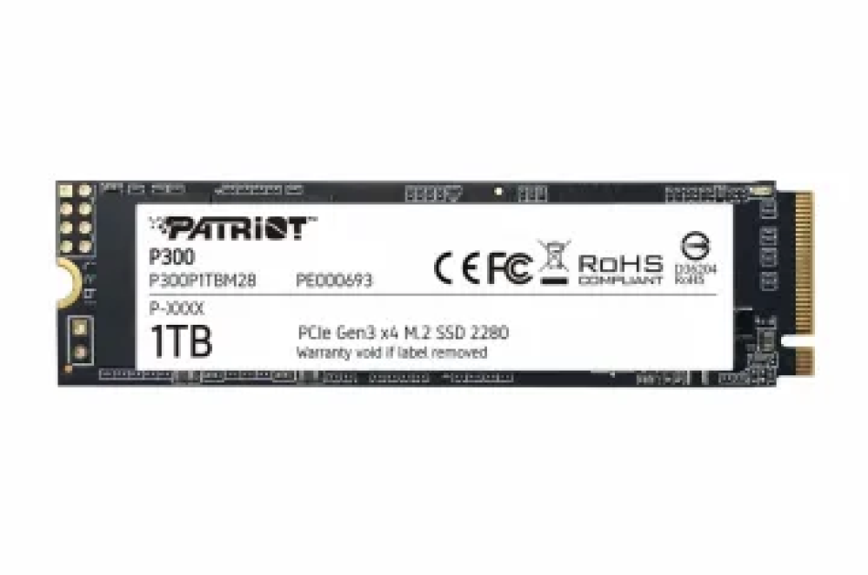Ổ cứng SSD Patriot P300 1TB | PCIe Gen3 x4 NVMe, M.2 2280